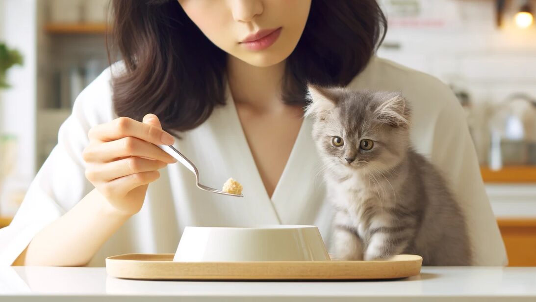 猫ご飯食べないほっとく1